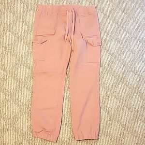 Pink Cargo Joggers